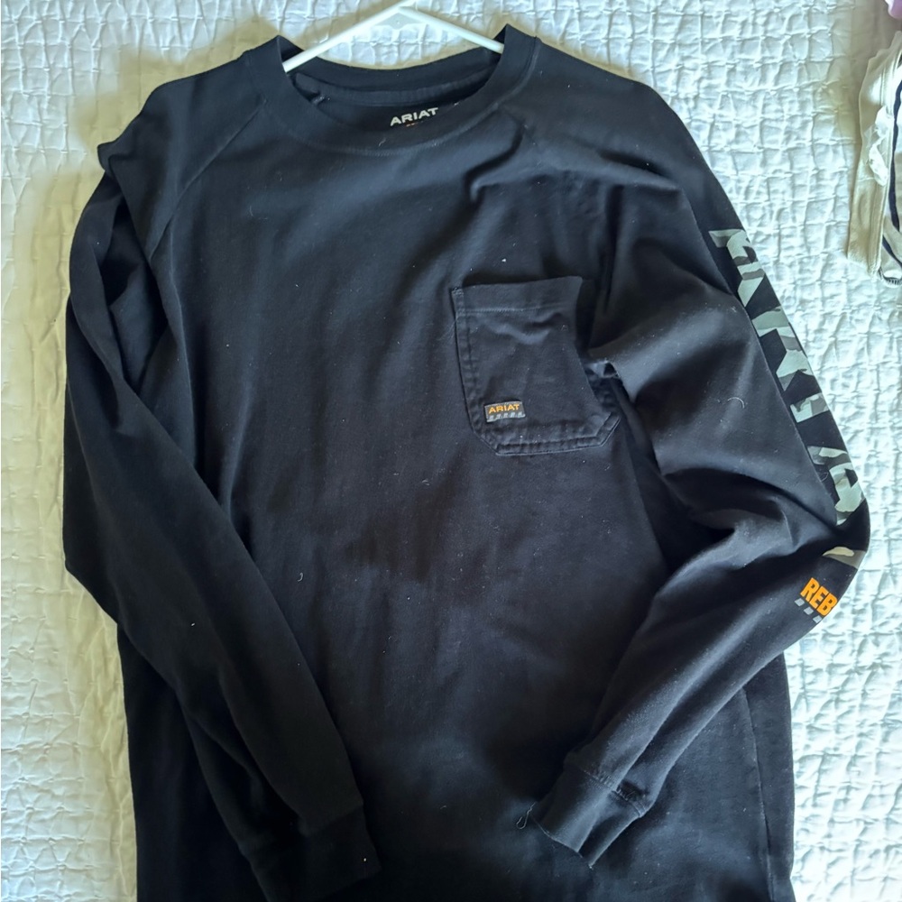 Ariat Men's Black Long Sleeve Shirt